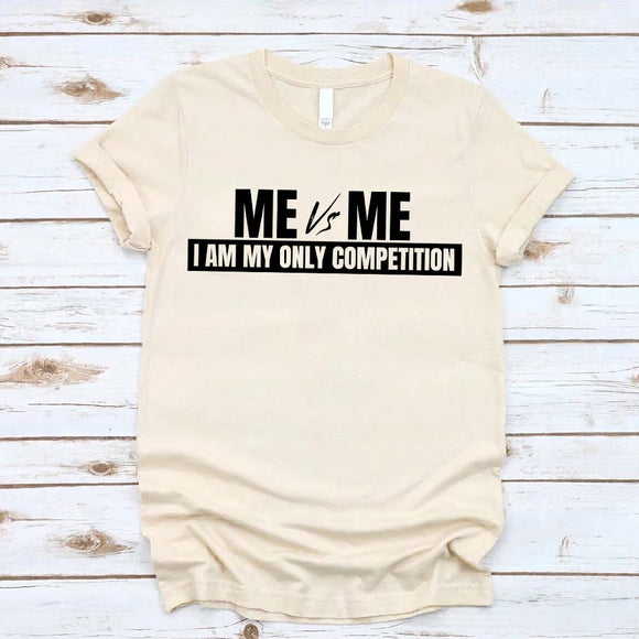 Me vs Me Unisex T-Shirt – Motivational Self-Discipline Tee