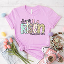 He is Risen Easter Inspirational Tees-3