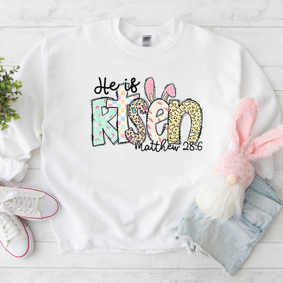 He is Risen Easter Inspirational Tees