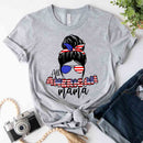 All American Mama 4th Of July Mom T-shirt-3