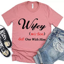 Hubby & Wifey Definition Couple T-shirt-7