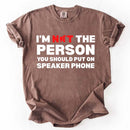 Speaker Phone Unisex T-Shirt – Funny Talk Loud Tee-13