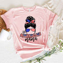 All American Mama 4th Of July Mom T-shirt-5
