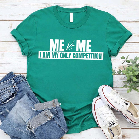 Me vs Me Unisex T-Shirt – Motivational Self-Discipline Tee