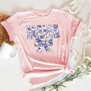 Mama Chinoiserie Coquette Bow T-Shirts – Elegant & Trendy Graphic Tees for Moms-12