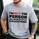 Speaker Phone Unisex T-Shirt – Funny Talk Loud Tee-2