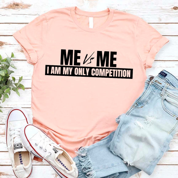 Me vs Me Unisex T-Shirt – Motivational Self-Discipline Tee