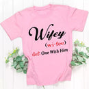 Hubby & Wifey Definition Couple T-shirt-8