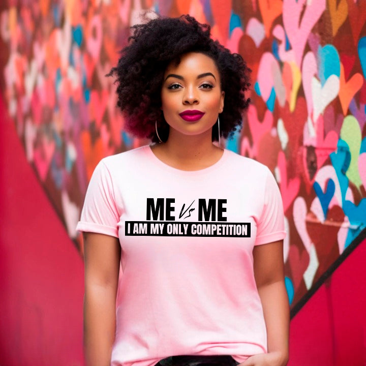 Me vs Me Unisex T-Shirt – Motivational Self-Discipline Tee
