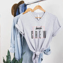 Bach Crew Bride To be Party Bachelorette V-Neck T-shirt-5