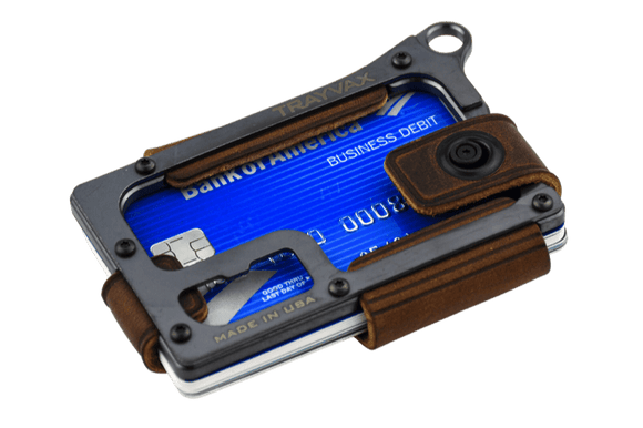 Contour Wallet - Black Mississippi Mud