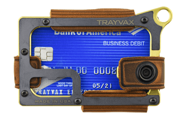 Contour Wallet - Brass Tobacco Brown