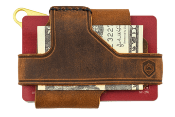 Contour Wallet - Brass Tobacco Brown - 0
