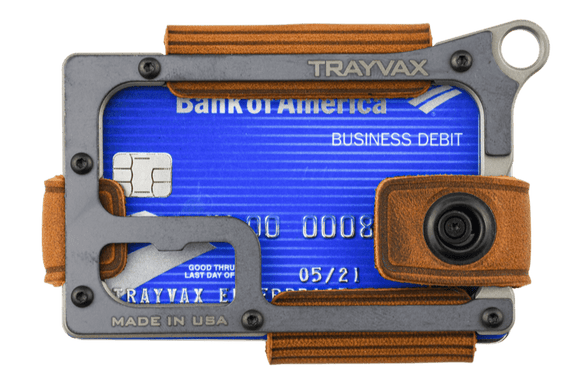 Contour Wallet - Titanium Tobacco Brown