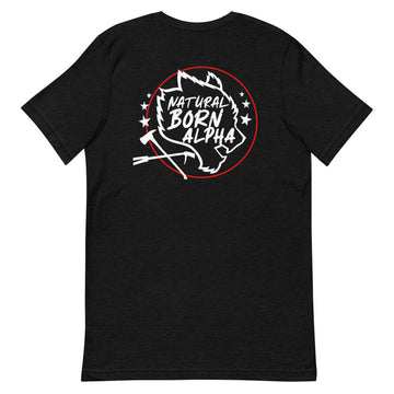 Natural Born Alpha Wolf Firefighter | Short-Sleeve Unisex T-Shirt
