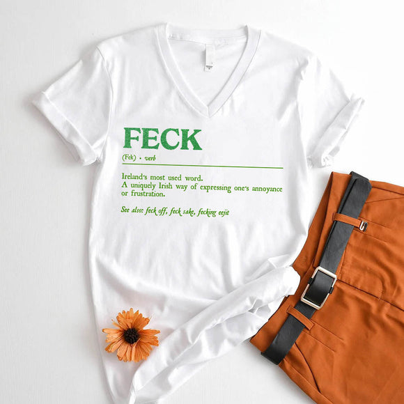 St. Patrick's Feck Definition Tees