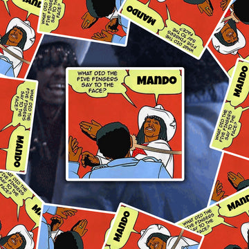 Five Finger Mando Sticker